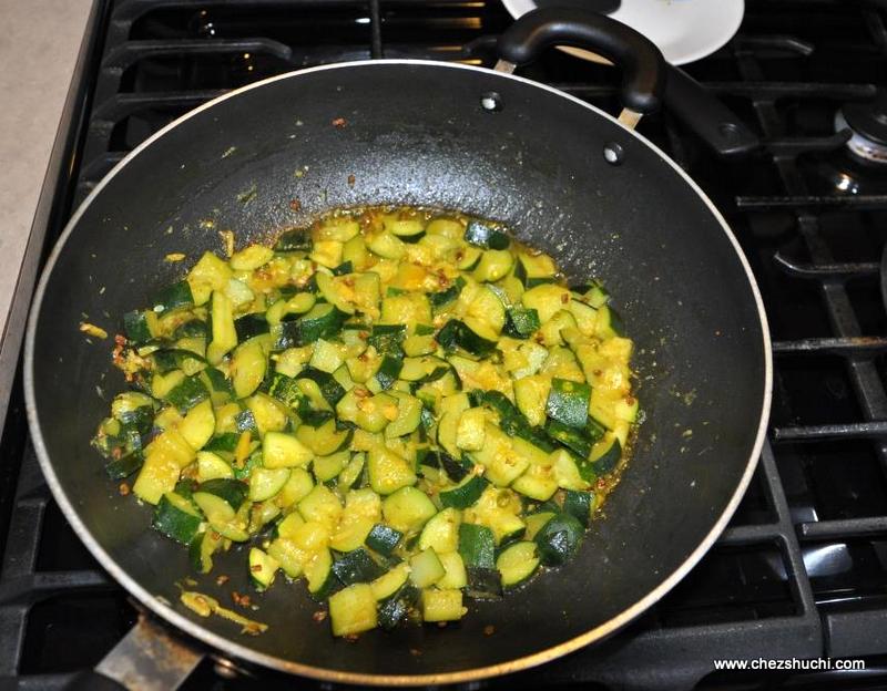 sweet and sour zucchini